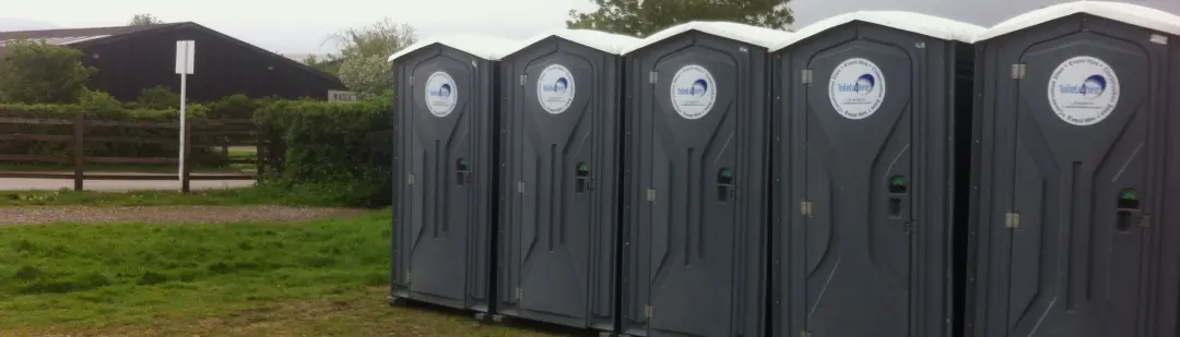 How many construction site toilets